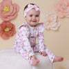 Snuggle Hunny Cherry Blossom Organic Growsuit