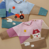 Purebaby Pasture Jumper - Tractor Jacquard