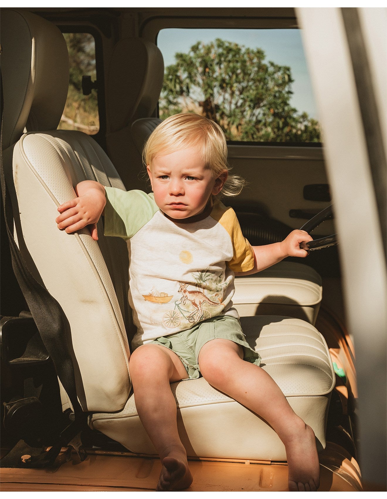 Bebe Ivan Cycling Kangaroo Tee