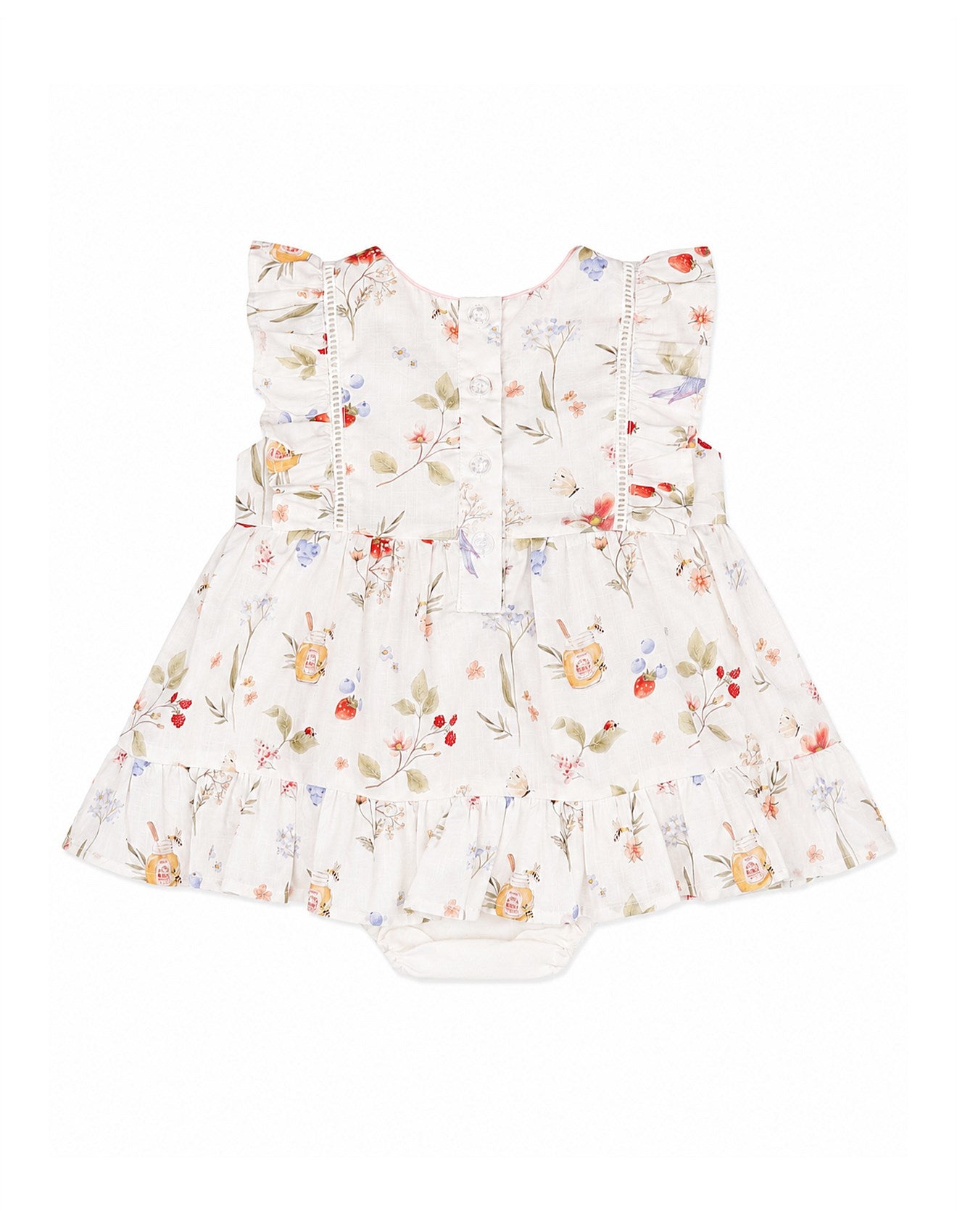 Poppy Print Overlay Dress