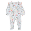 Fox &amp; Finch Botanica Ls Zip Onesie - Botanica Print