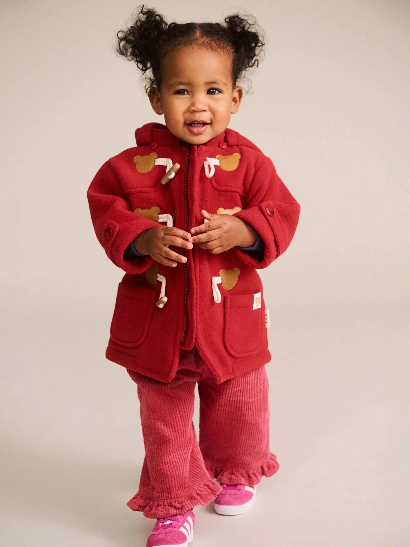 Huxbaby Apres Ski Peacoat - Cherry