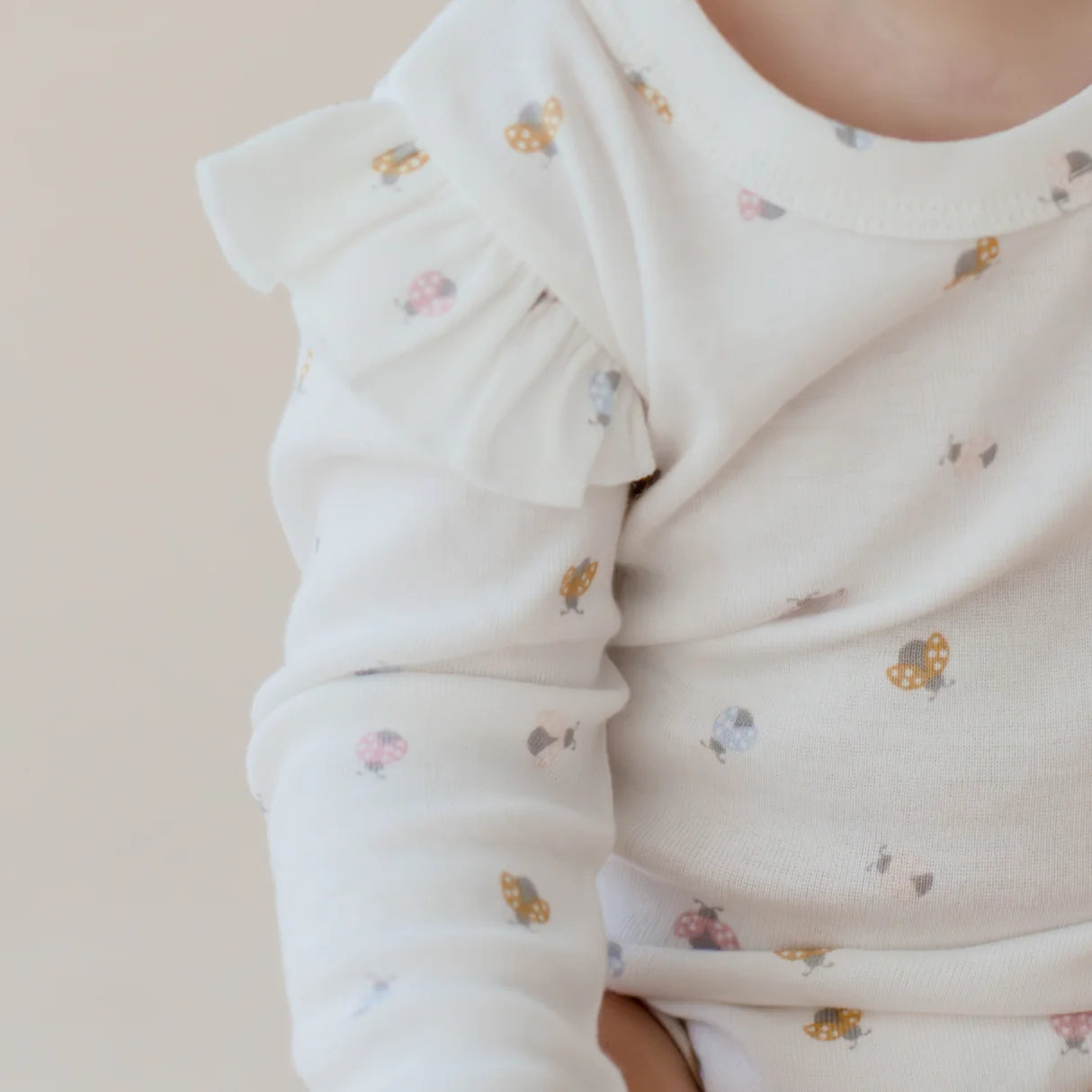 Marquise Ladybug Frill Bodysuit