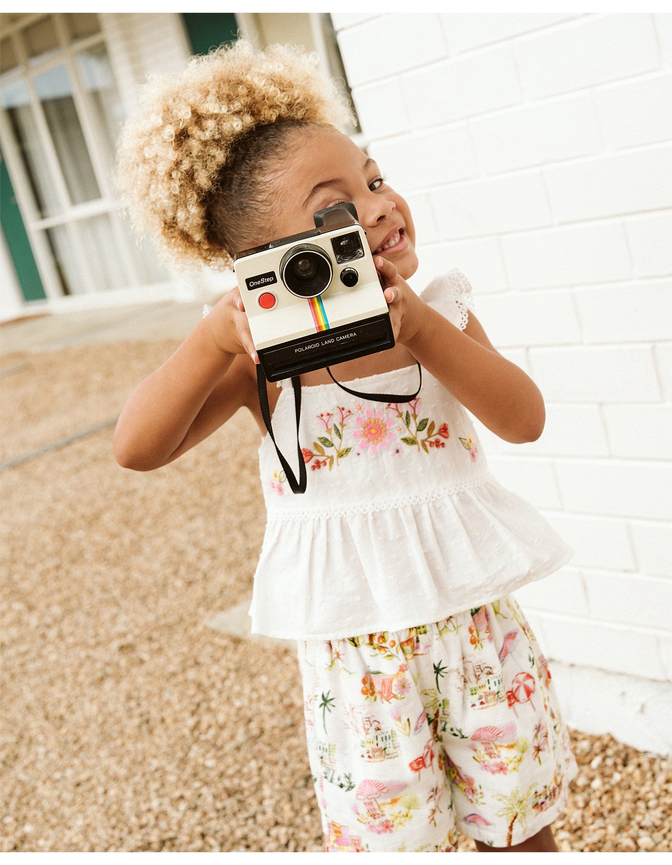White Paradiso Embroidered Top - 1-6Y