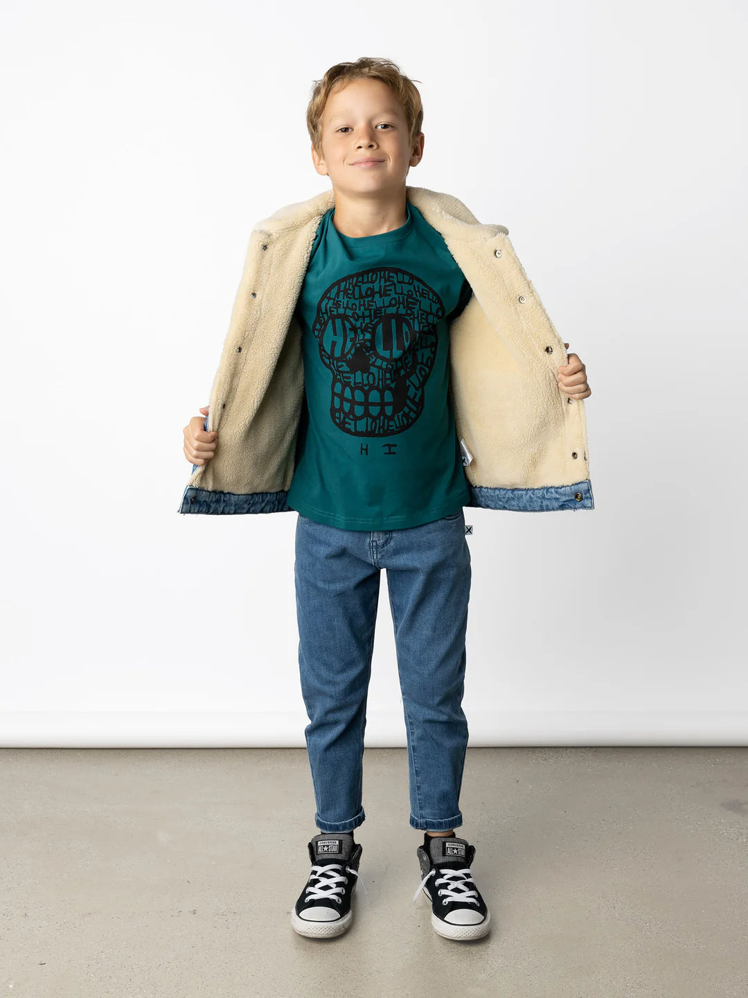 Minti Emblem Denim Jacket