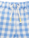 Purebaby Gingham shorts- Ocean