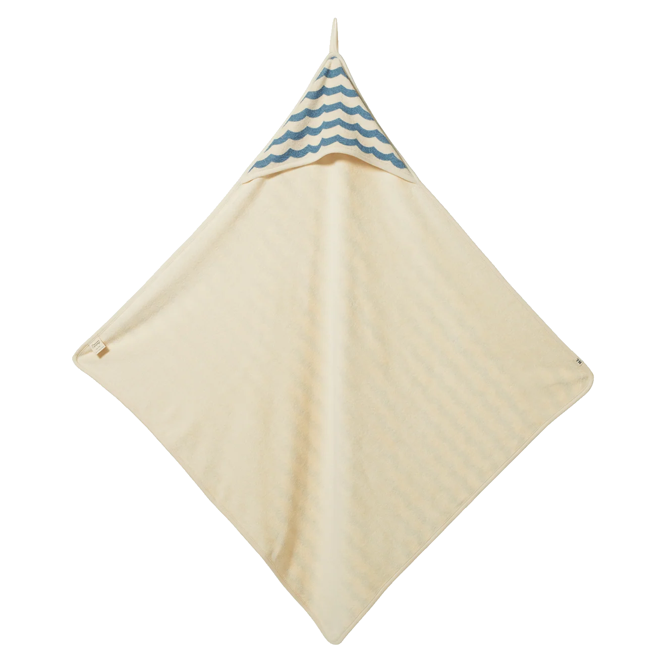 Hooded Towel - Waves Print