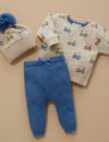 Purebaby Tractor Jacquard Jumper