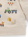 Purebaby Farm Work Thick L/S Tee