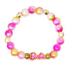 Barbie Rainbow Fantasy Stretch Pearl Necklace &amp; Bracelet w/Tulle Ballerina