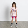 Minti Hello Goodbye Unicorn Tee - Pink Marle