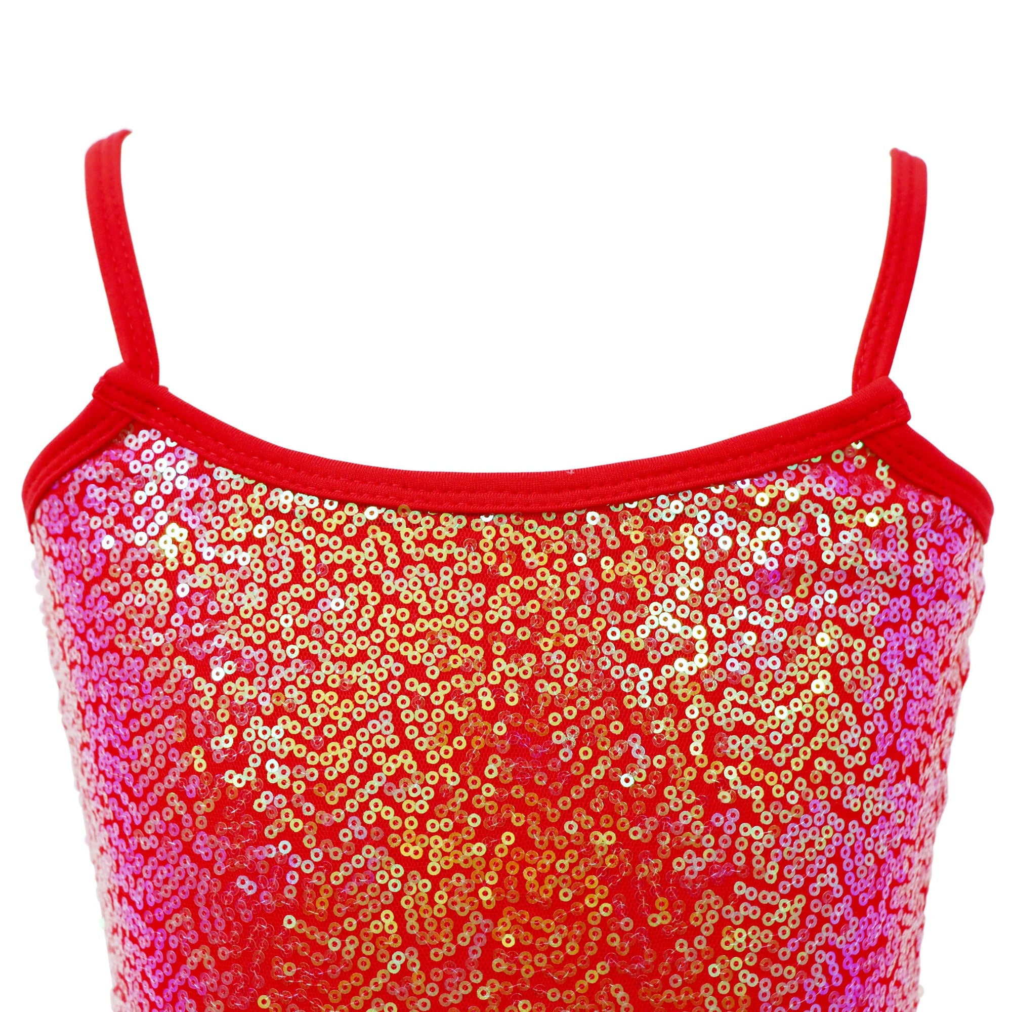Twinkling Sequin Dress - Red