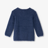 Hatley Metallic Lightning Furry Graphic Sweater - Patriot Blue