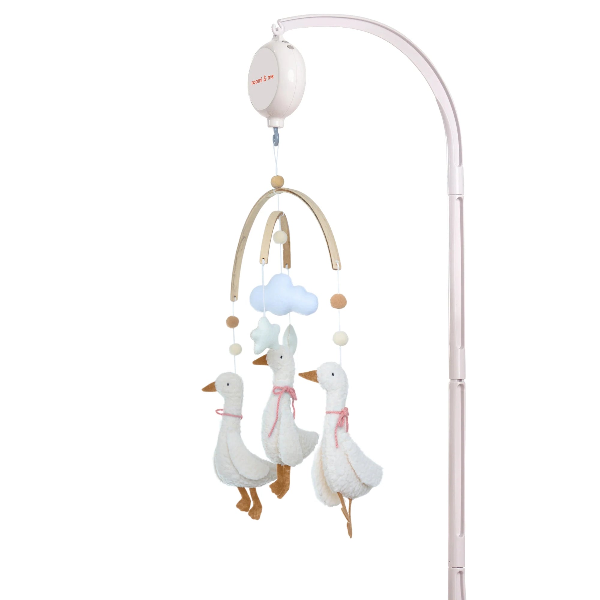Baby Mobile - Three Little Ducks - Pink