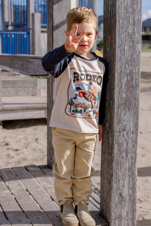 Milky Rodeo Tee - Almond