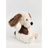 Curly Dog Soft Toy Whtie &amp; Brown (18cm)