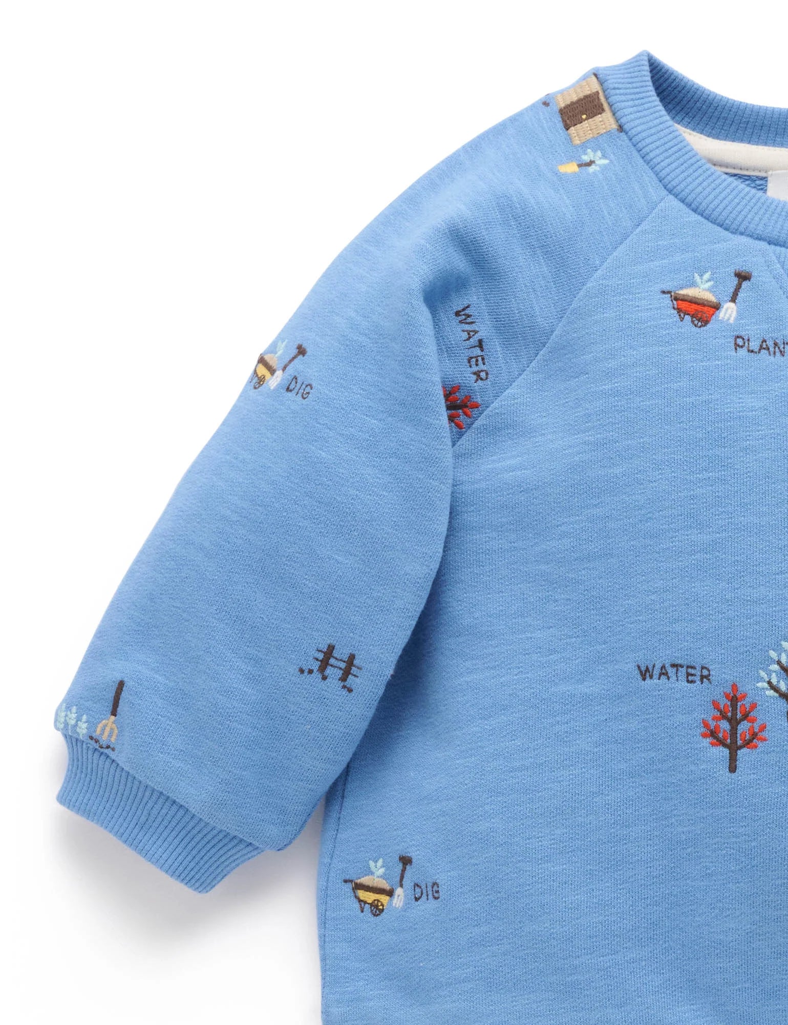Embroidered Windcheater - Garden Work Broderie