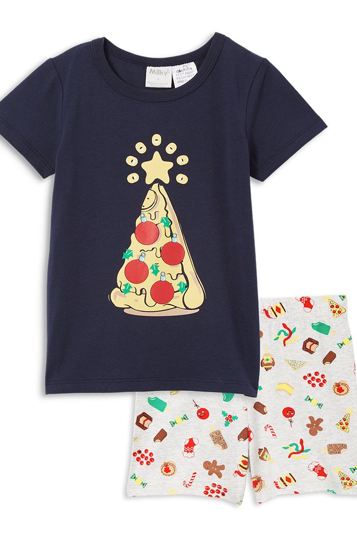 Milky Christmas Pizza Pj&#39;so