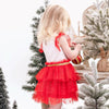 Reindeer Dress with Layered Skirt