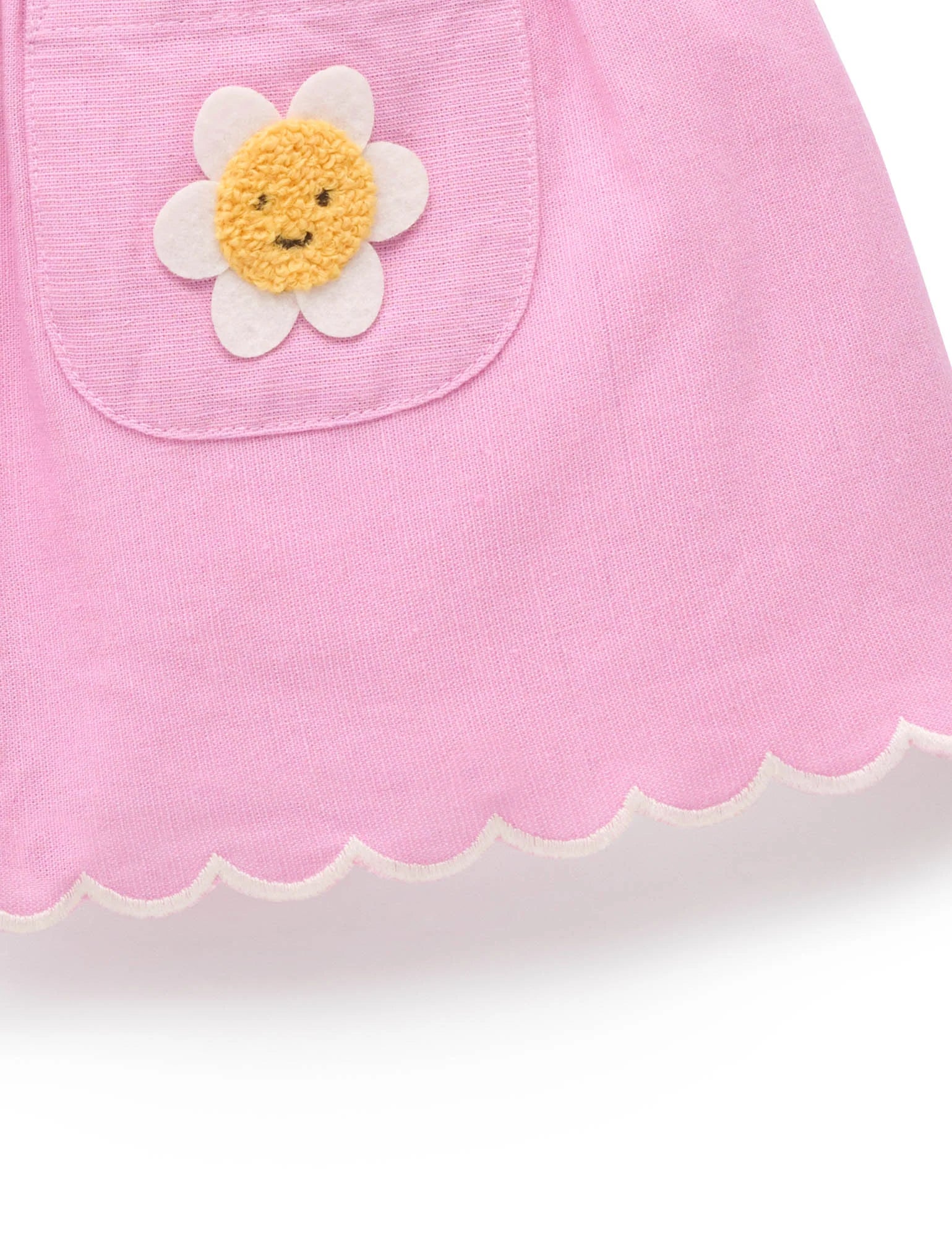 Scalloped Daisy Shorts