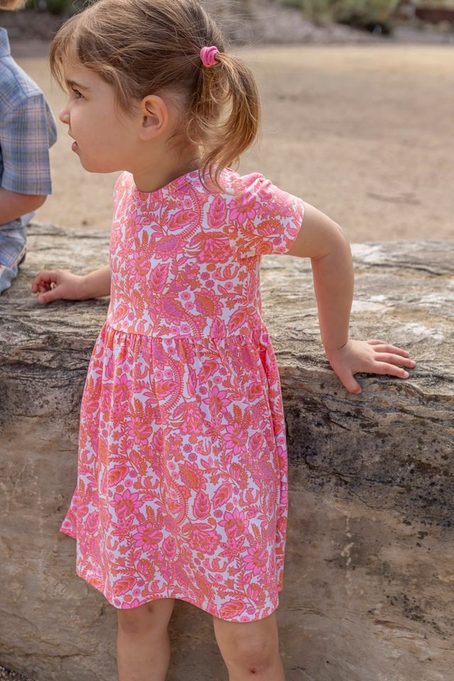Milky Wild Paisley Dress