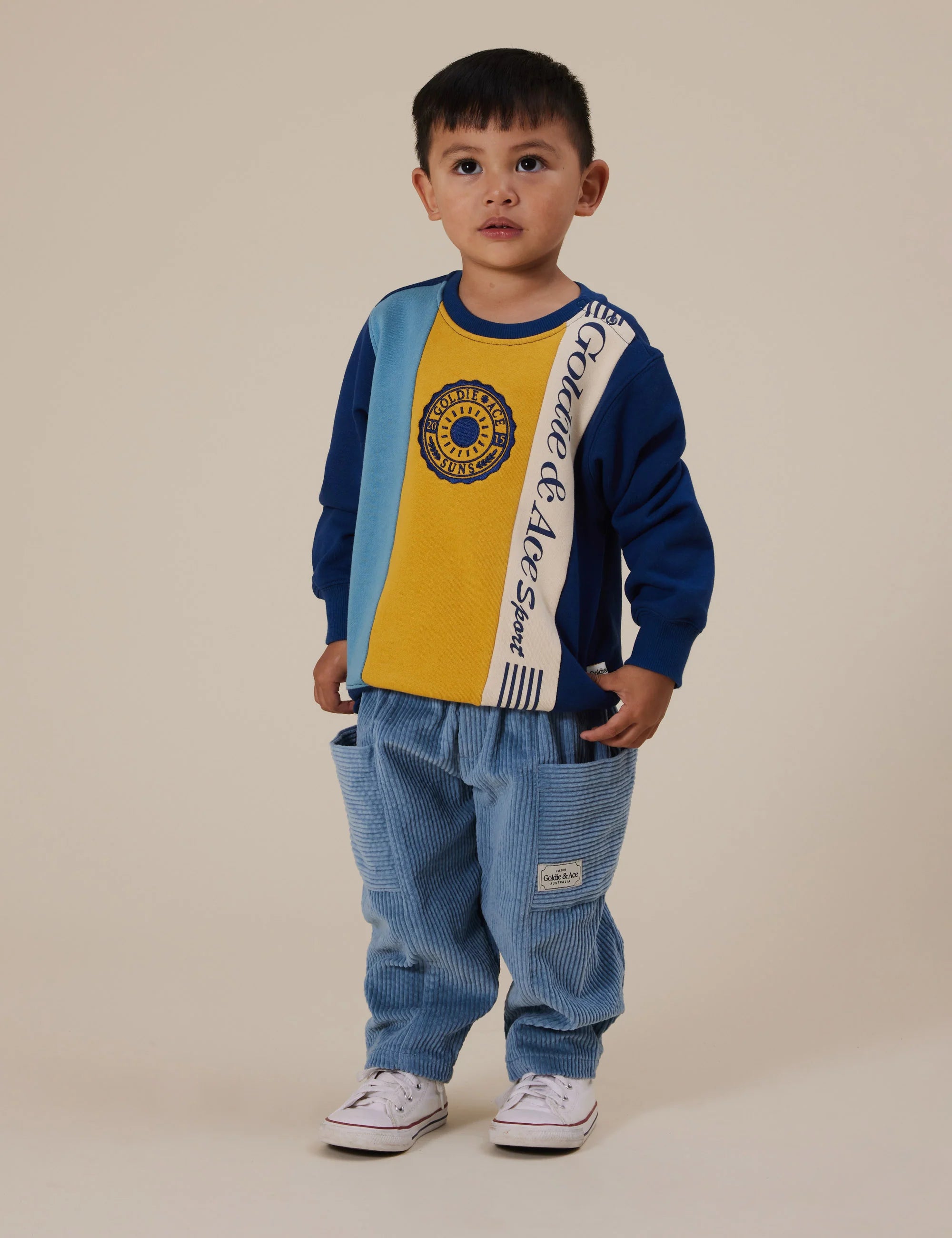 Goldie and Ace Sports Day Terry Sweater Navy