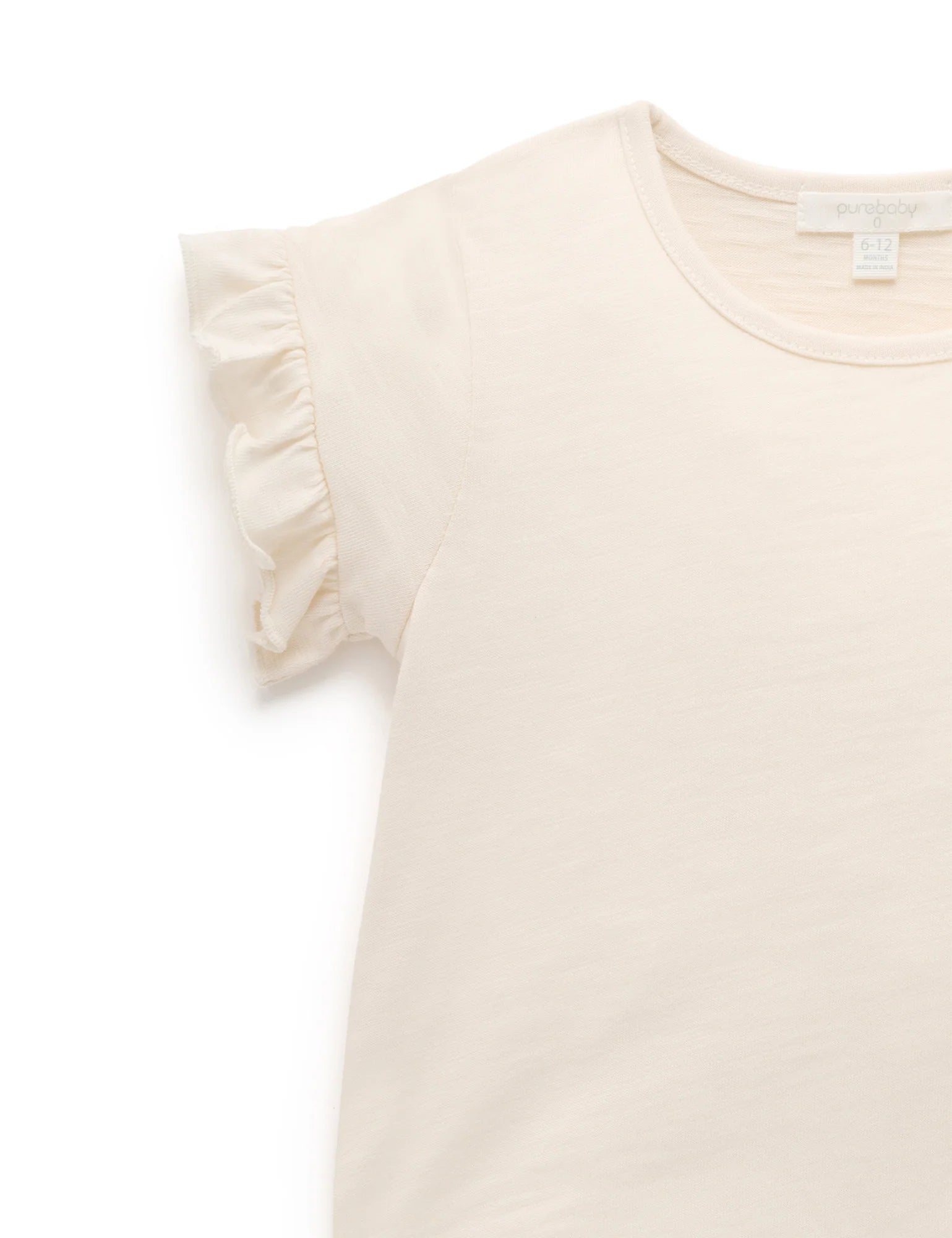 Ruffle Tee - Cloud