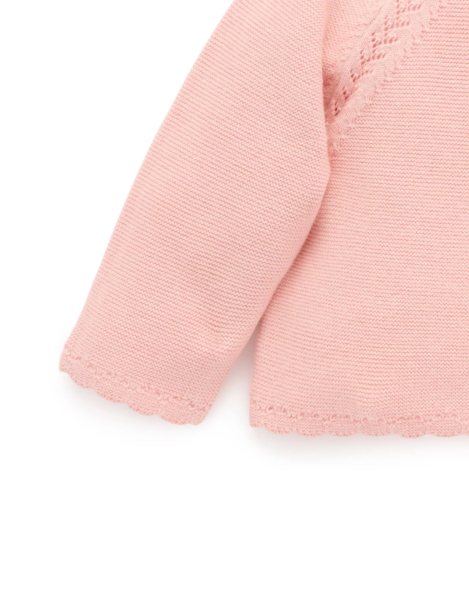 Purebaby Scalloped Cardigan