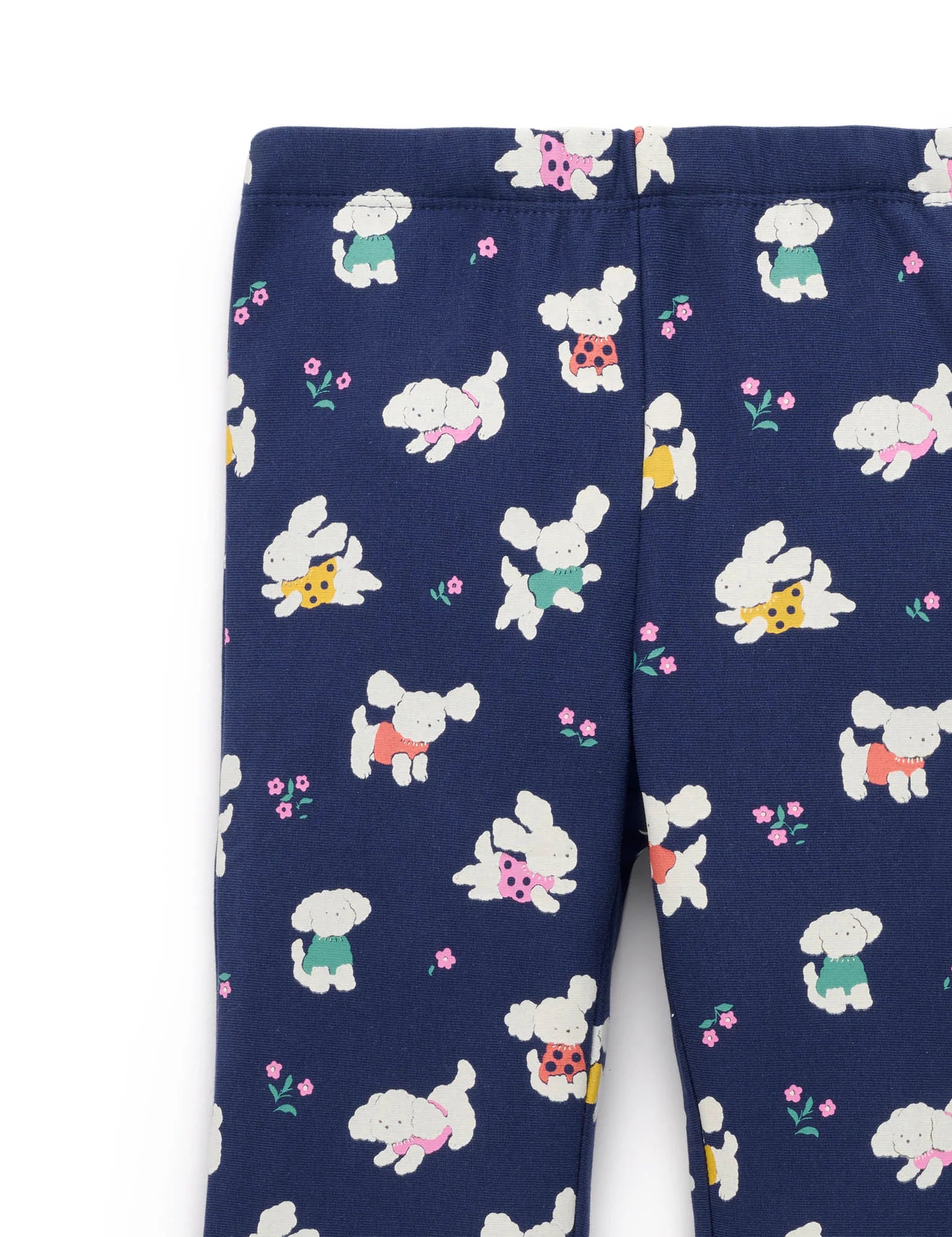 Playful Poodle Flared Leggings