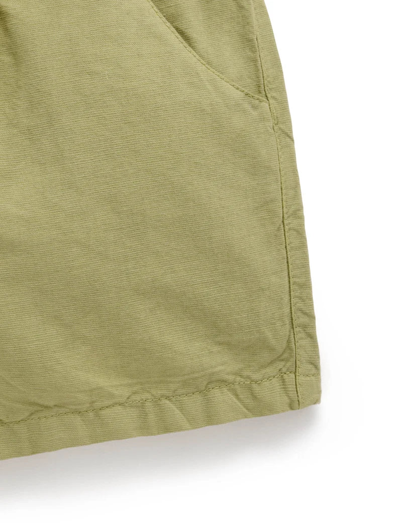 Linen Blend Pull on Shorts