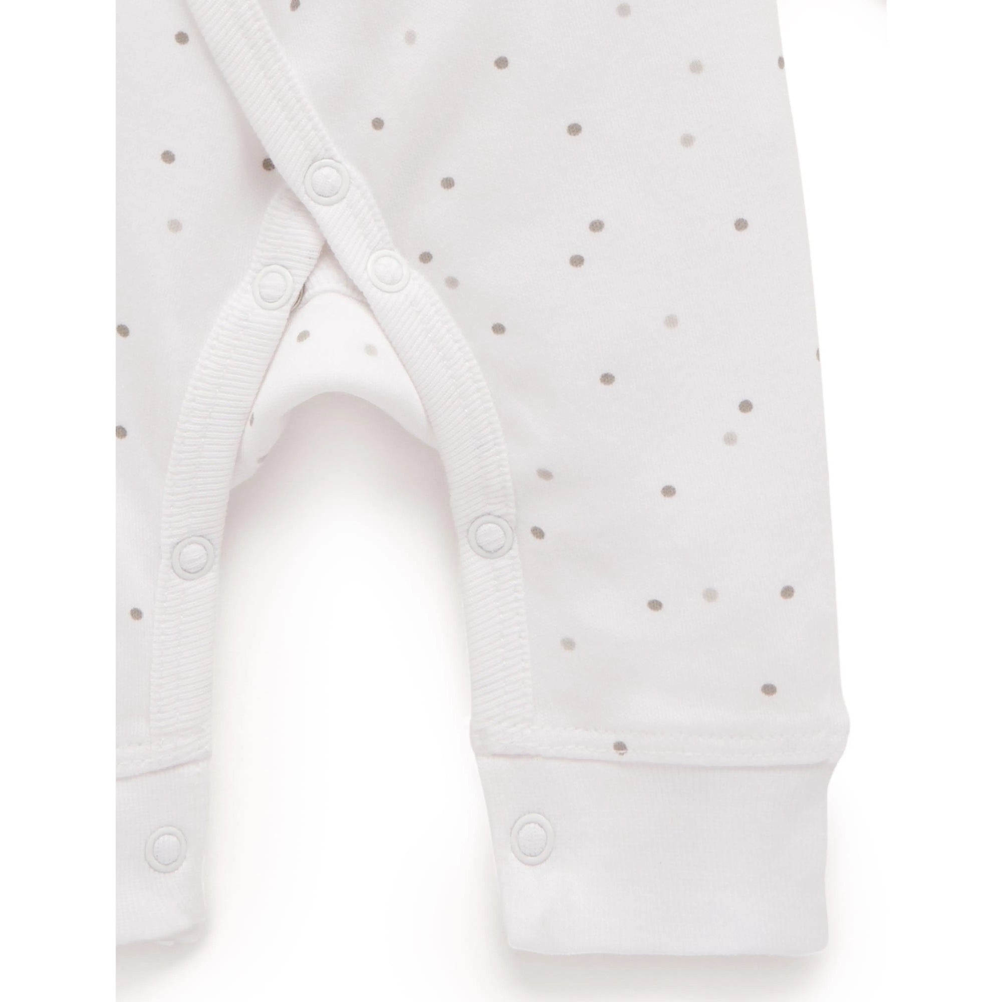 Purebaby Crossover Growsuit Spot Grey