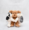 Petite Vous Harry the Black &amp; Cream Dog Plush