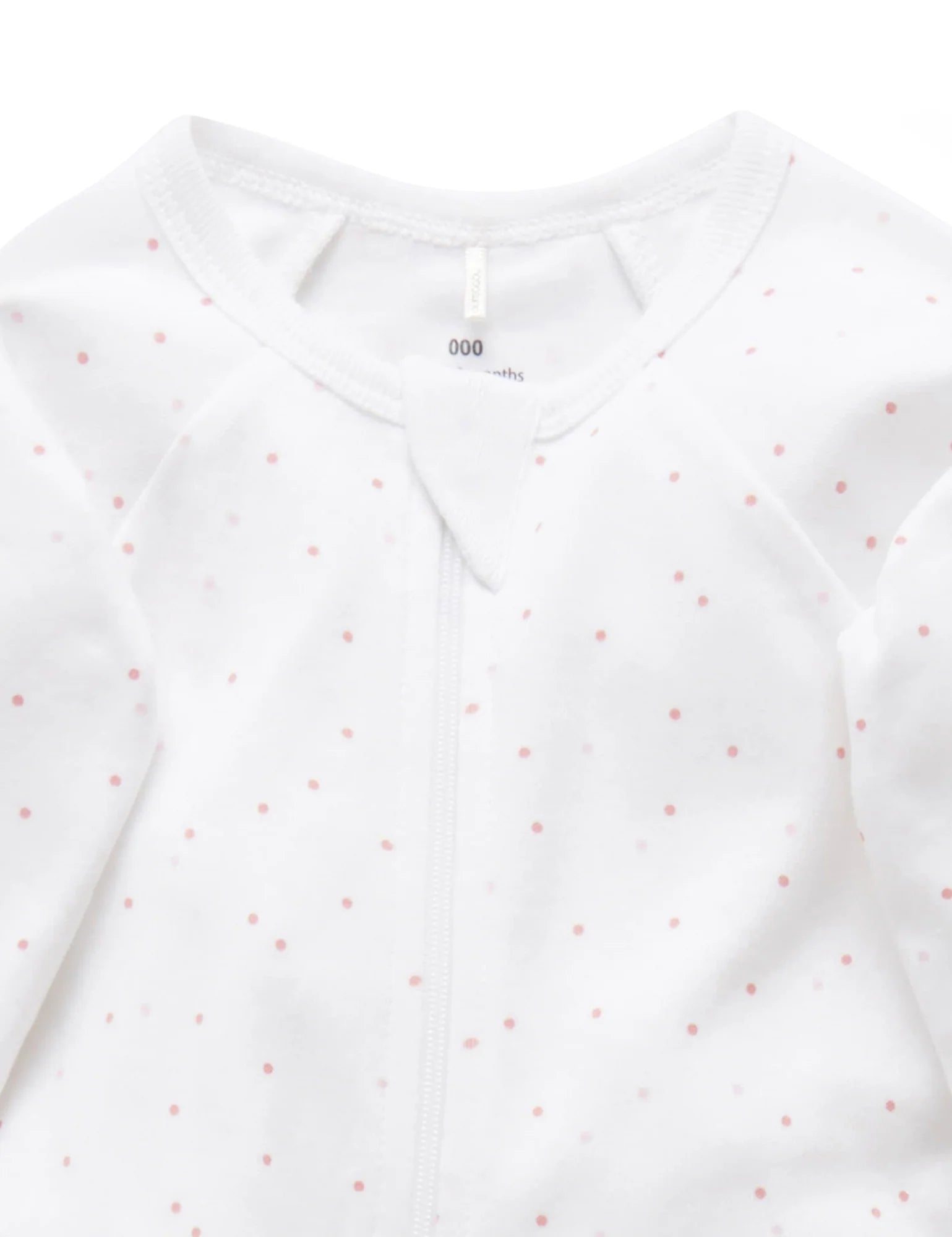 Purebaby Pale Pink Spot 3  Piece Set