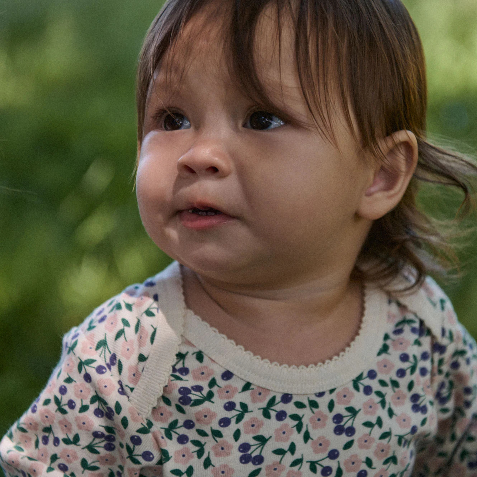 Nature Baby Long Sleeve Bodysuit - Briarwood Print