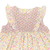 Frilled Smocked Dress Yellow Floral