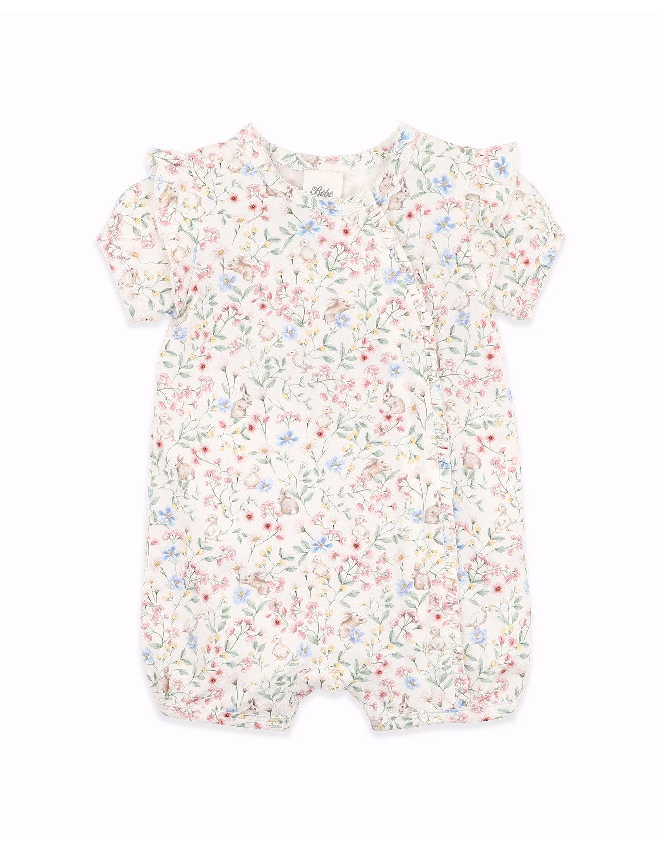 Bebe Bonnie Organic Short Sleeve Zipsuit