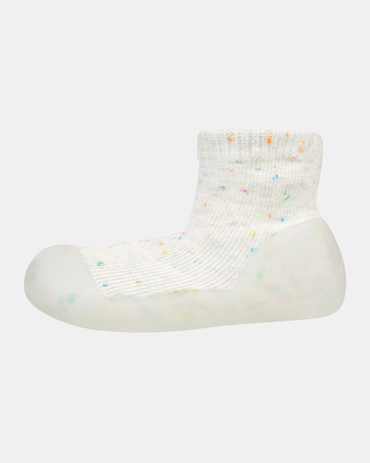Toshi Organic Hybrid Walking Socks Dreamtime - Indent - Snowflake