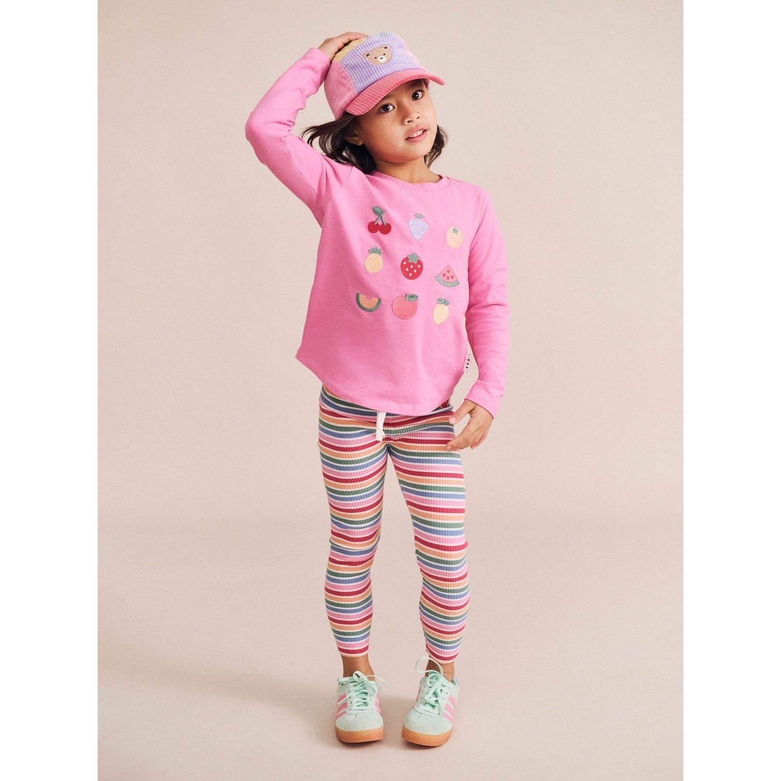 Huxbaby Tutti Frutti Stripe Legging