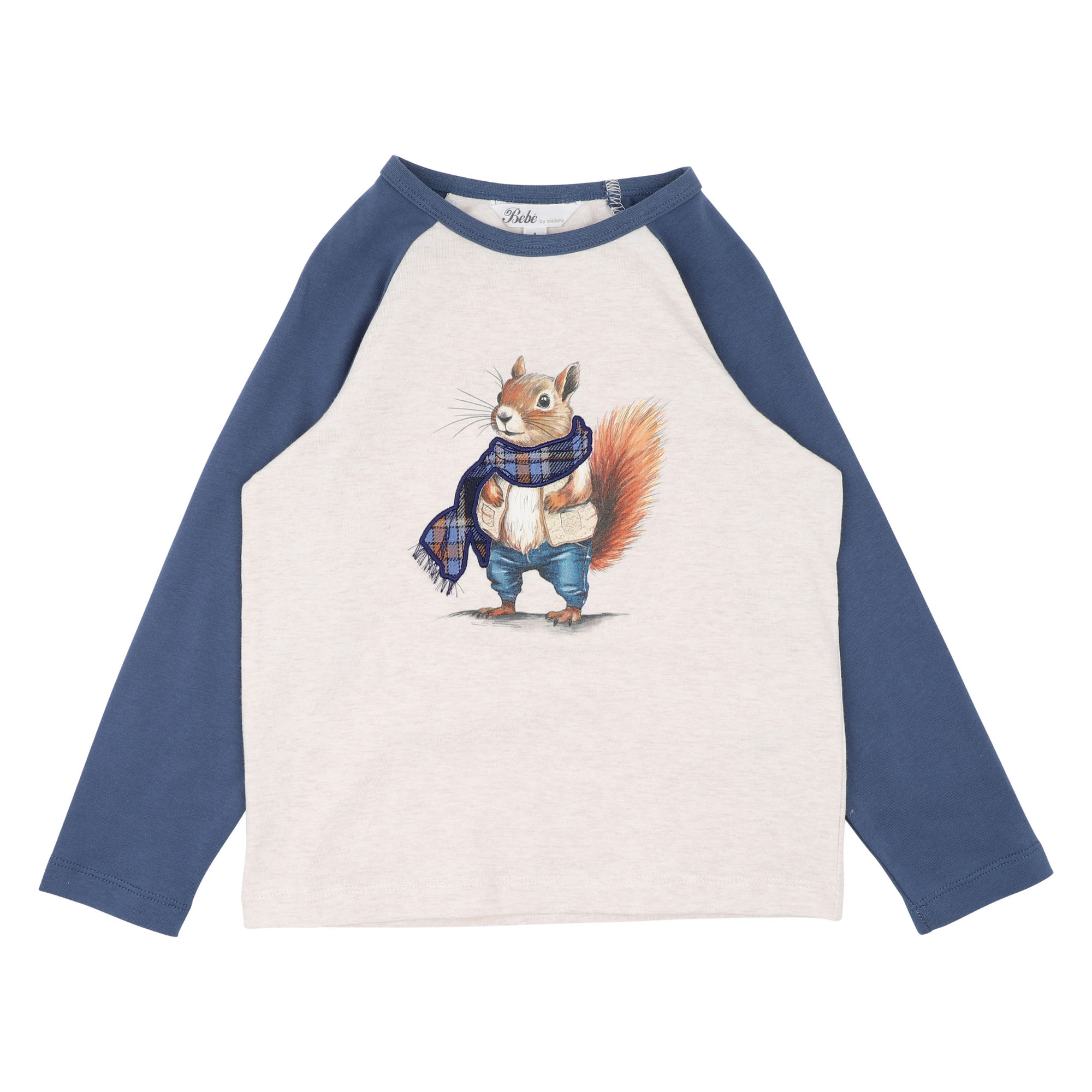 Bebe Hunter Hunter Squirrel Long Sleeve Tee - Multi