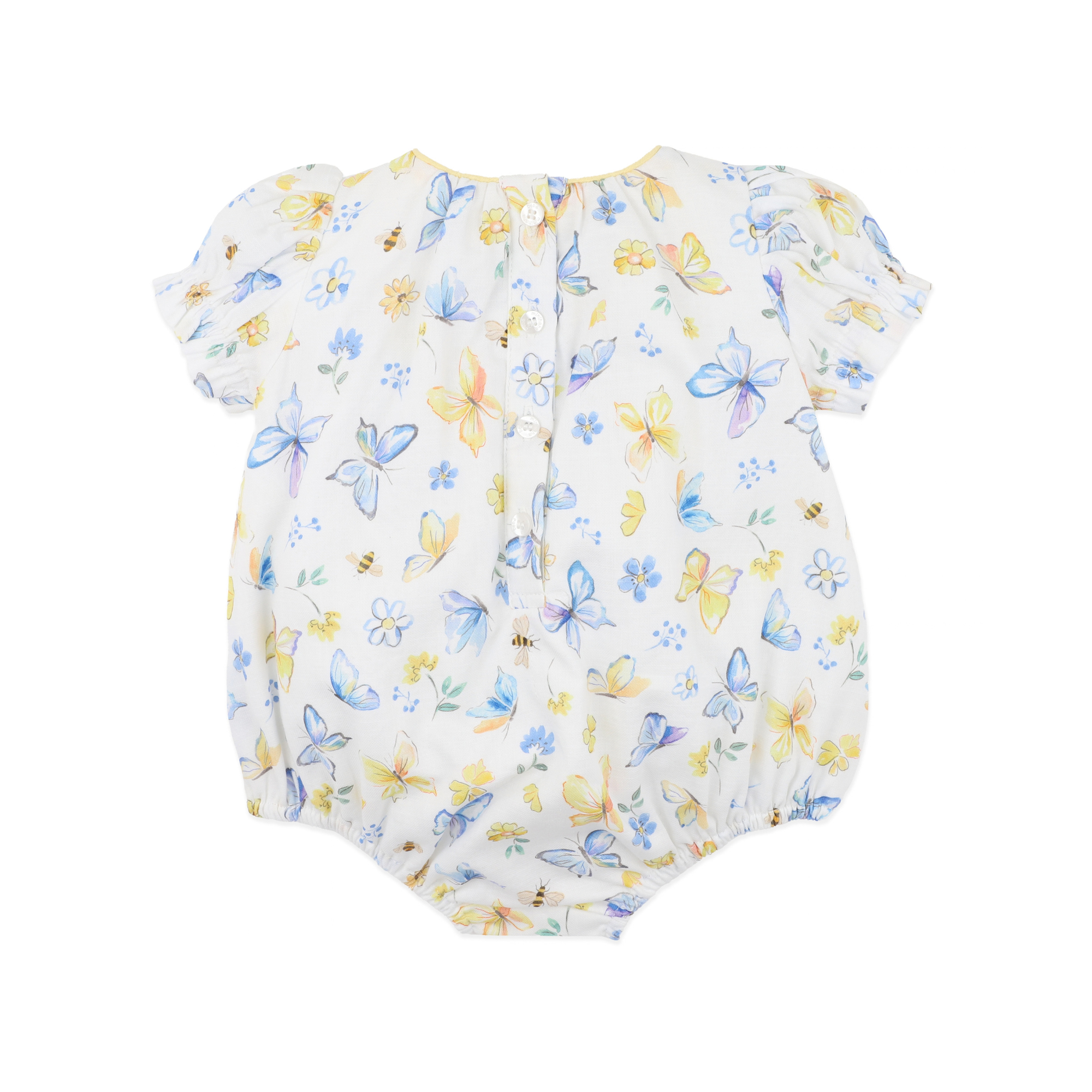 Bébé Libby SS Butterfly Romper - Butterfly Print