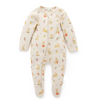 Purebaby Thick Zip Growsuit - Bunny Print