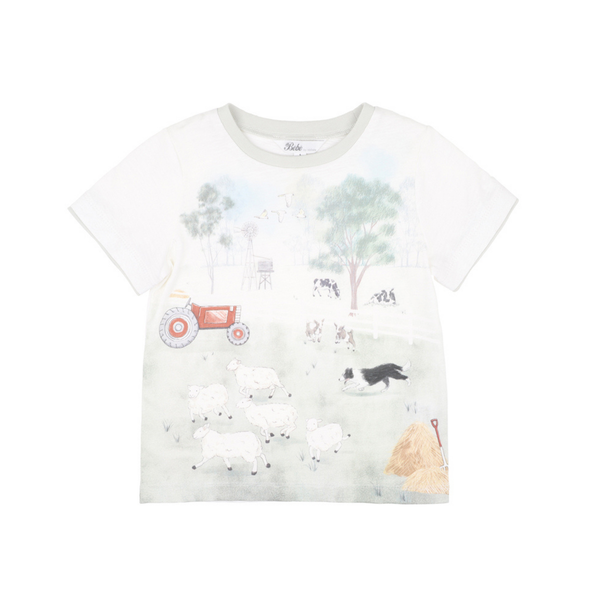 Bebe Chester Farm Tee - Cloud