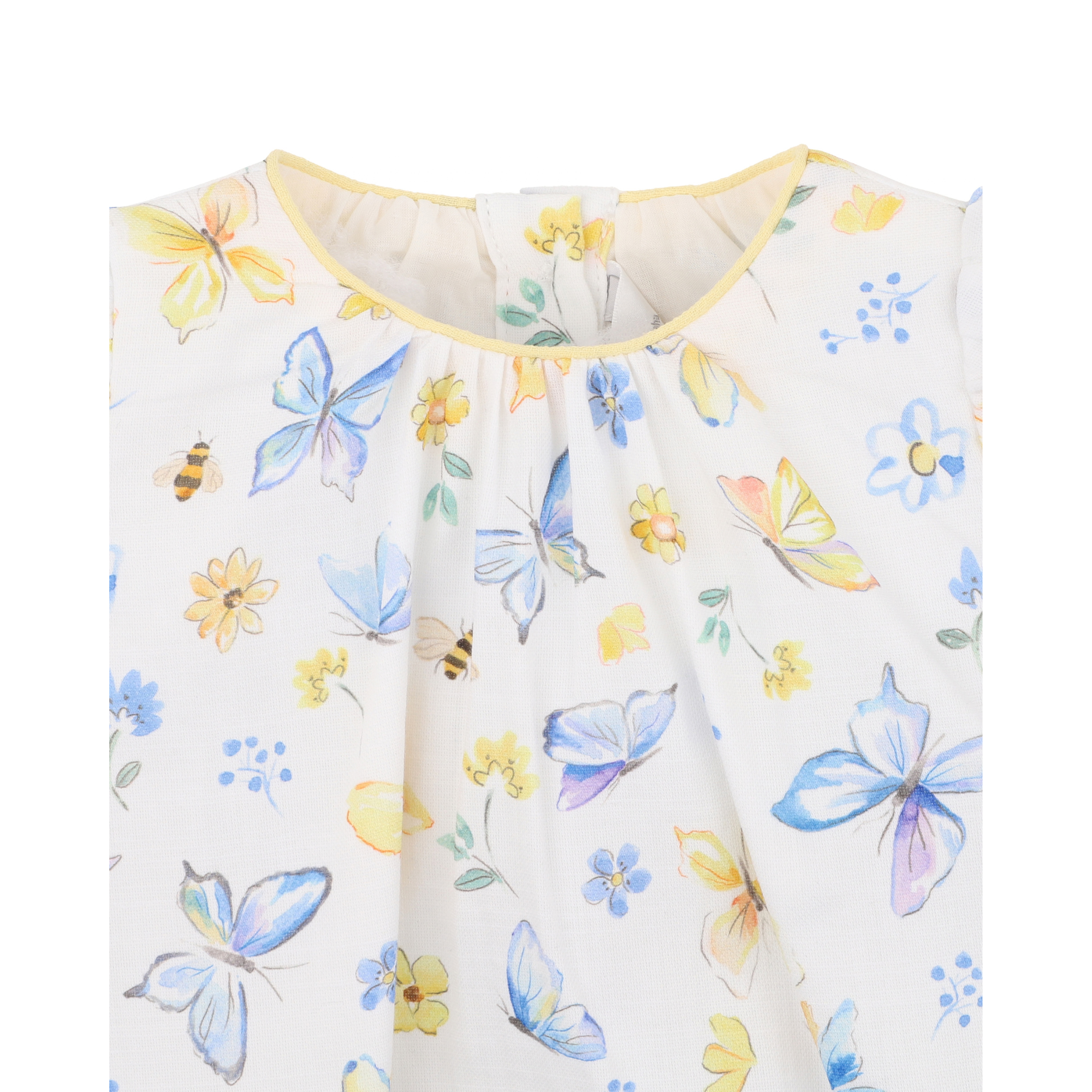 Bébé Libby SS Butterfly Romper - Butterfly Print