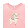 Purebaby Ruffle Tee - Papaya