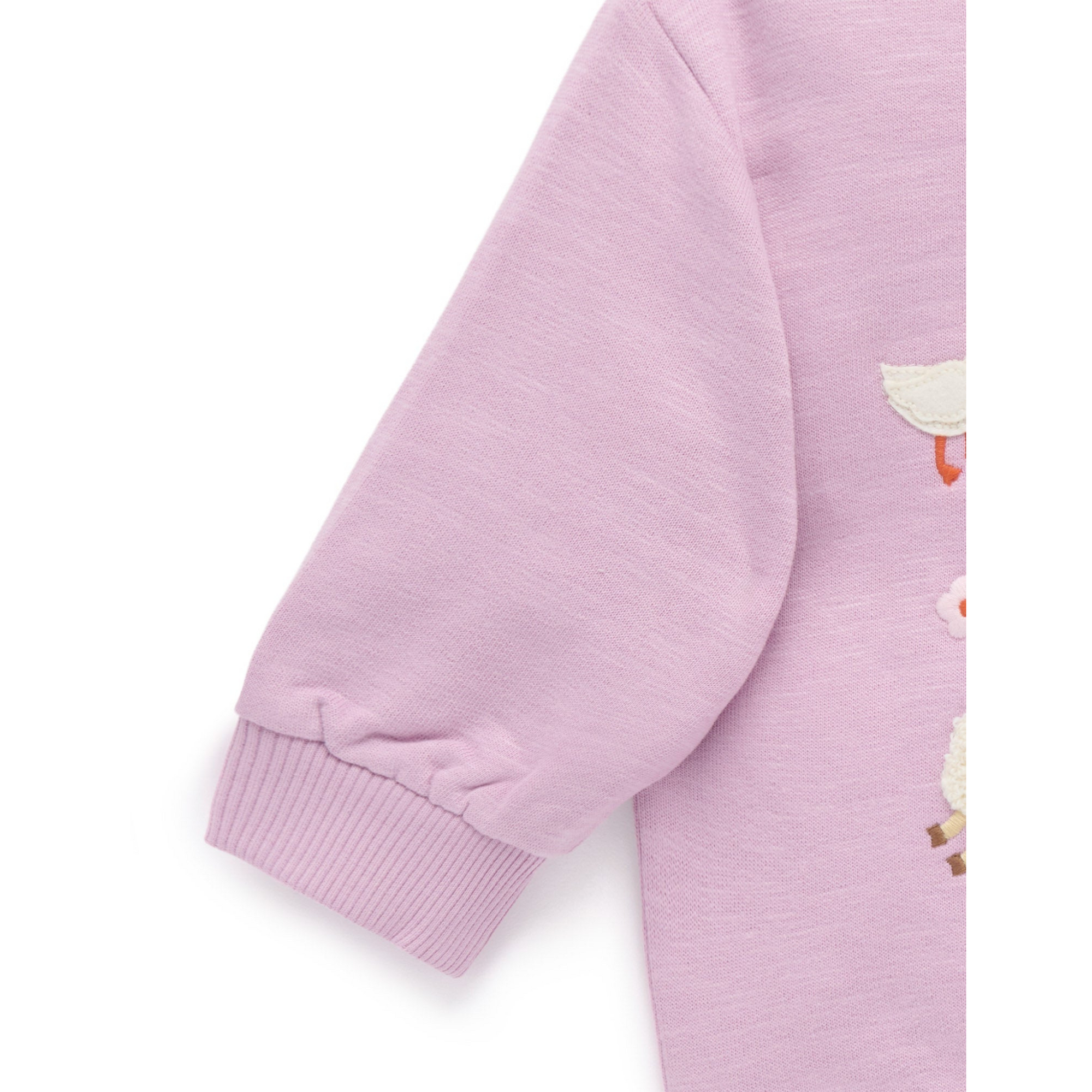 Purebaby Embroidered Windcheater - Lavender