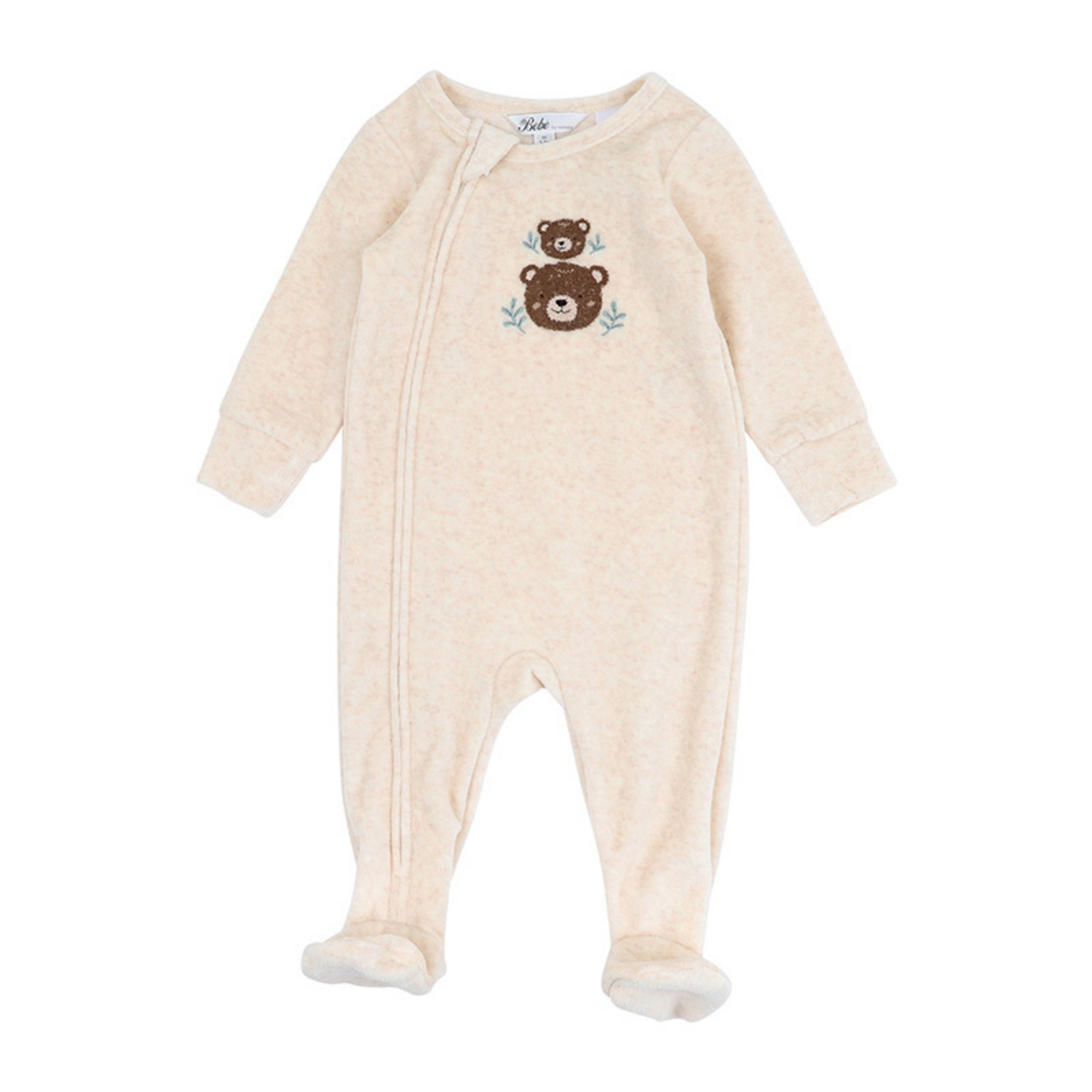 Bebe Mateo Velour Ls Zip