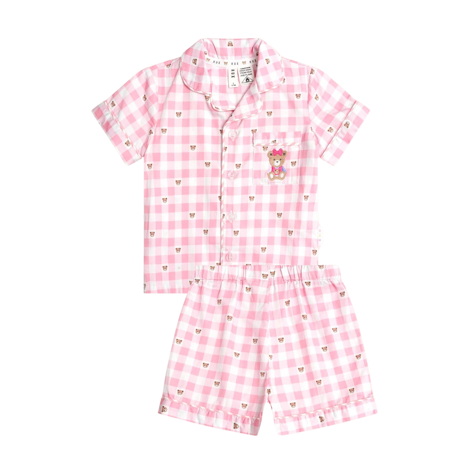 Huxbaby - Huxette Check PJs- Pink