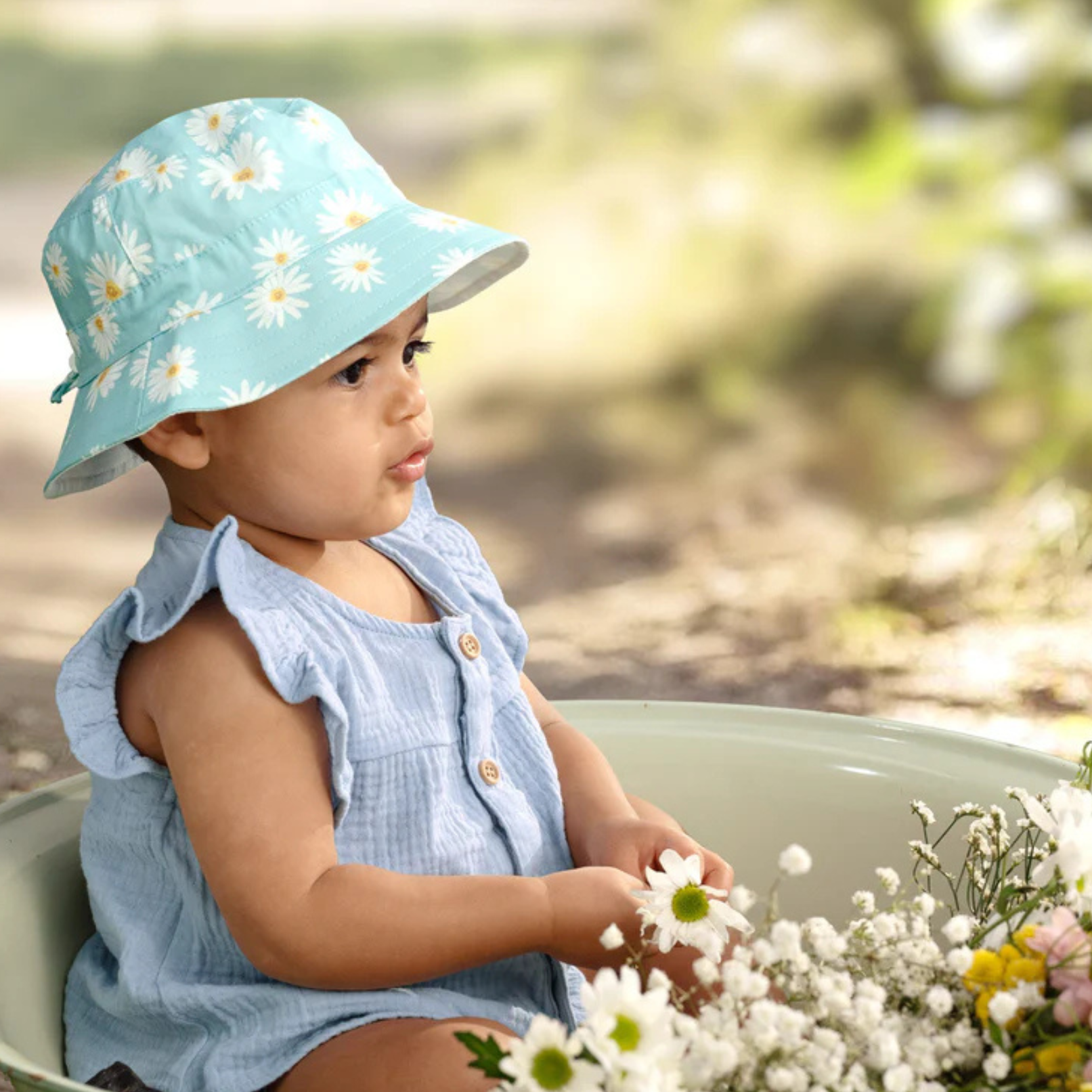 Toshi Sunhat Spell - Daisy Teal