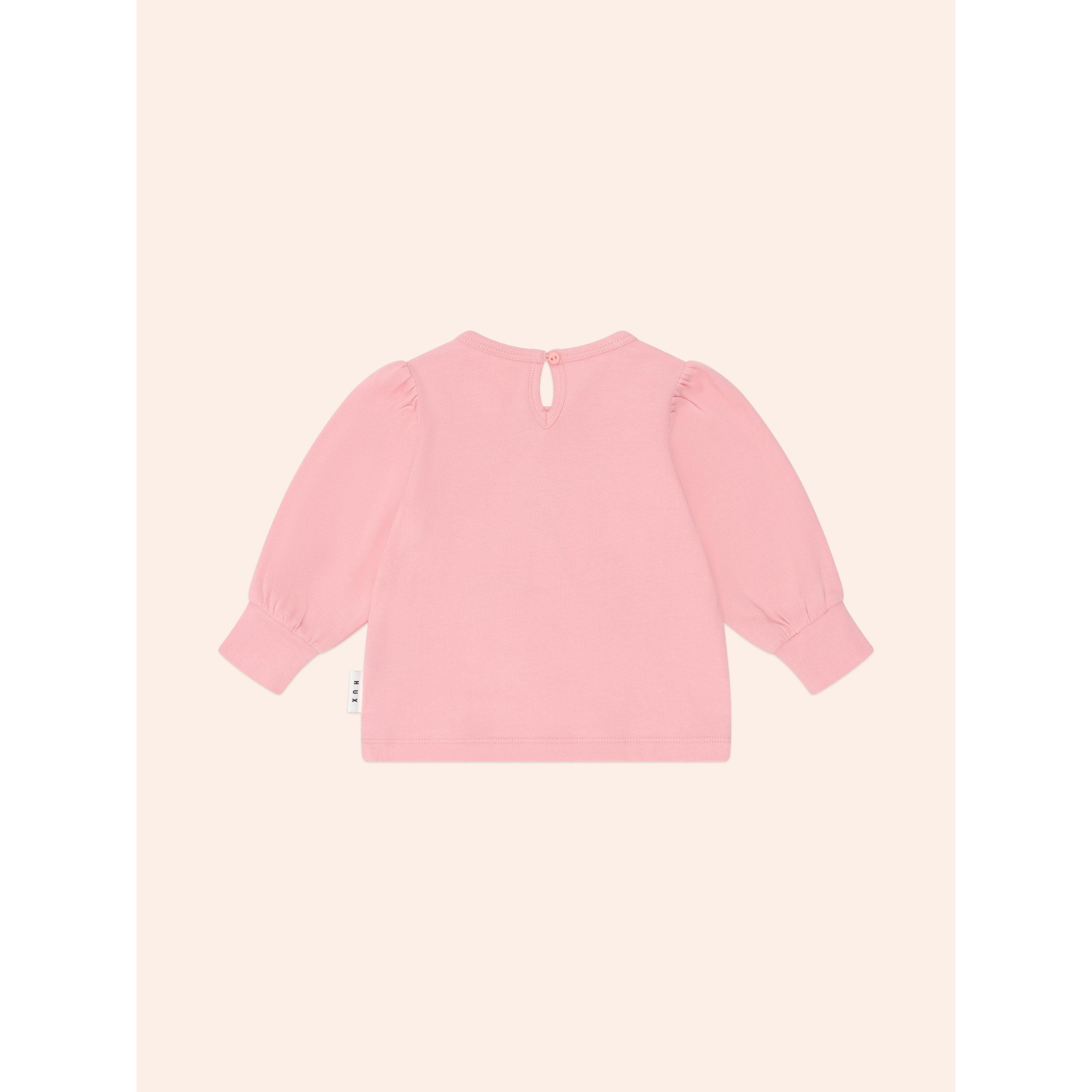 Huxbaby Cherry Bow Puff Sleeve Top