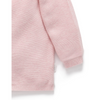 Purebaby Textured Cardigan - Pink Melange